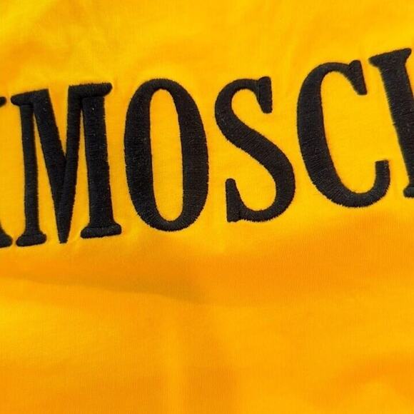 Moschino MMXIX Logo Yellow T Shirt - Picture 4 of 5
